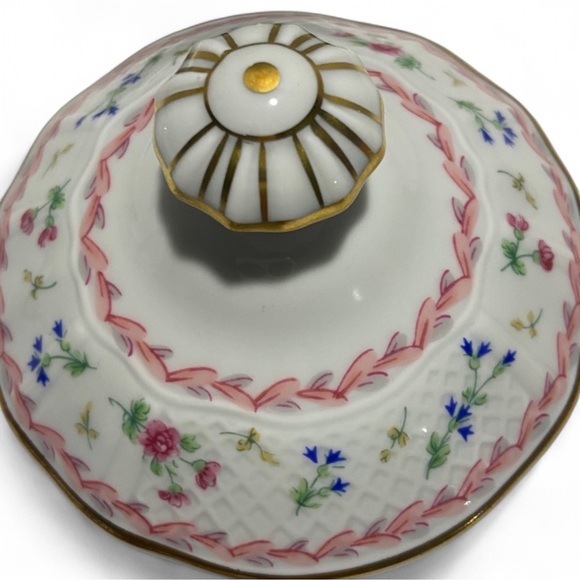 Bernardaud Limoges France Artois Rose Versailles porcelain coffee or tea pot - Picture 9 of 9